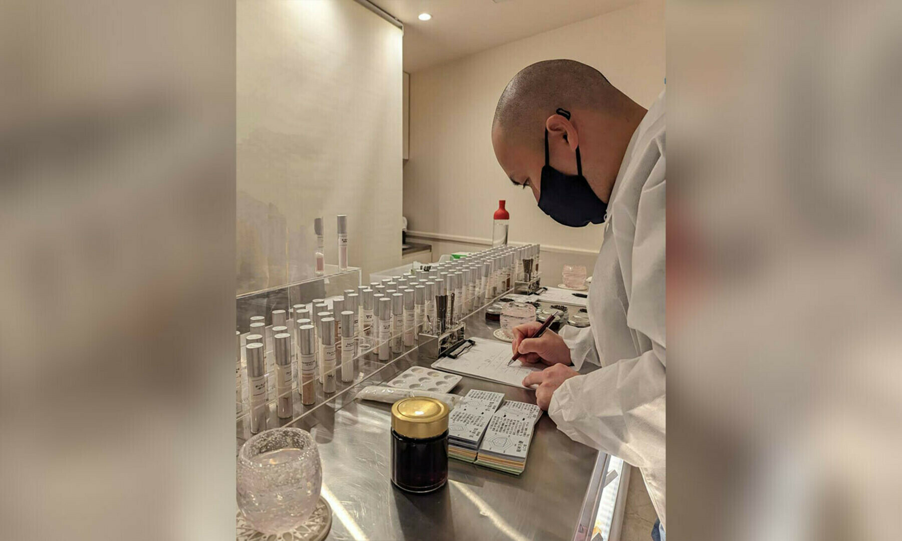 春野キャビアヴァレーのラボにて