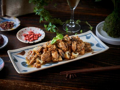 200011 牡蠣と揚げパンのニンニクソース（2～3名様向け）【Fujin Tree】