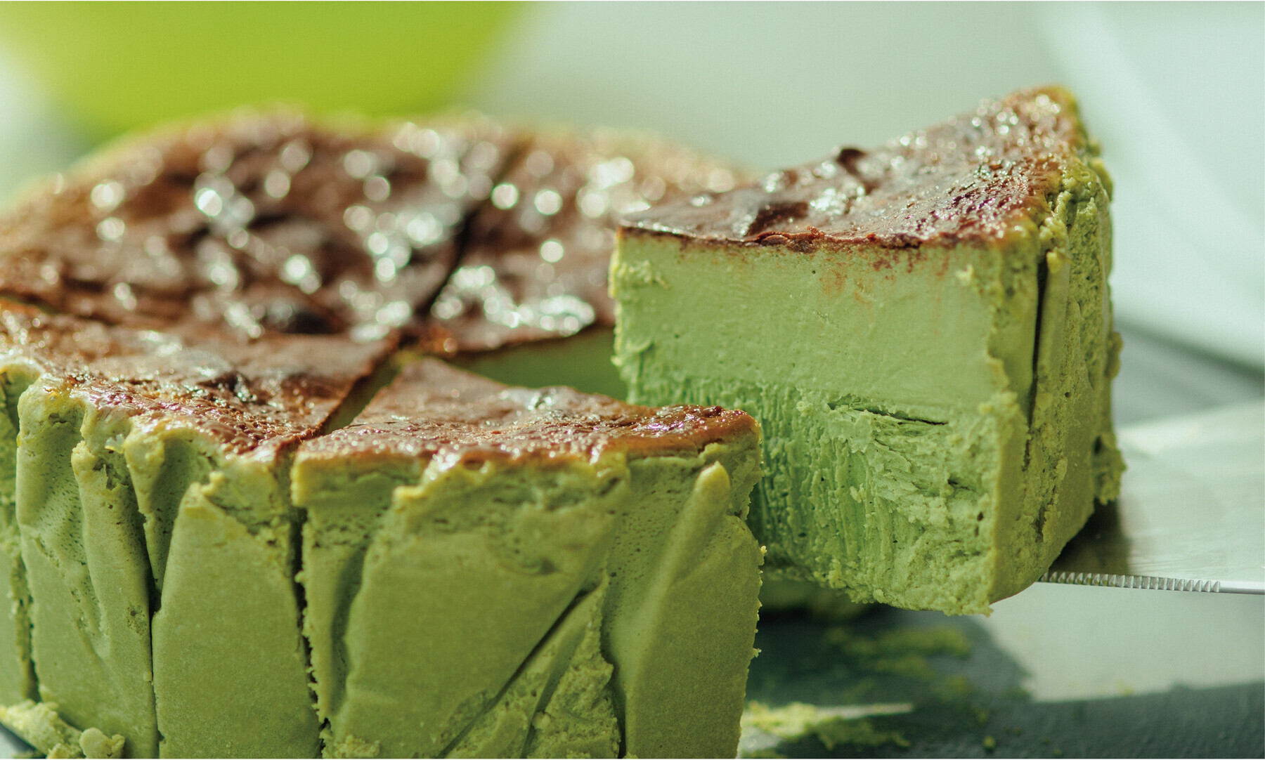 BLANCA verde(ベルデ)抹茶のバスクチーズケーキ