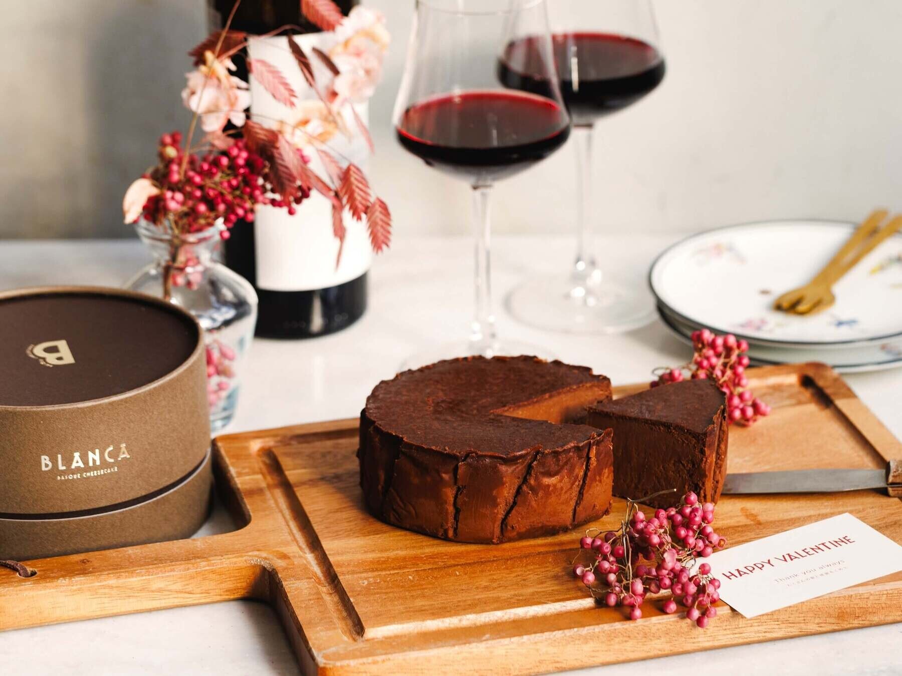 Happy Valentine メッセージカードをお付けします。