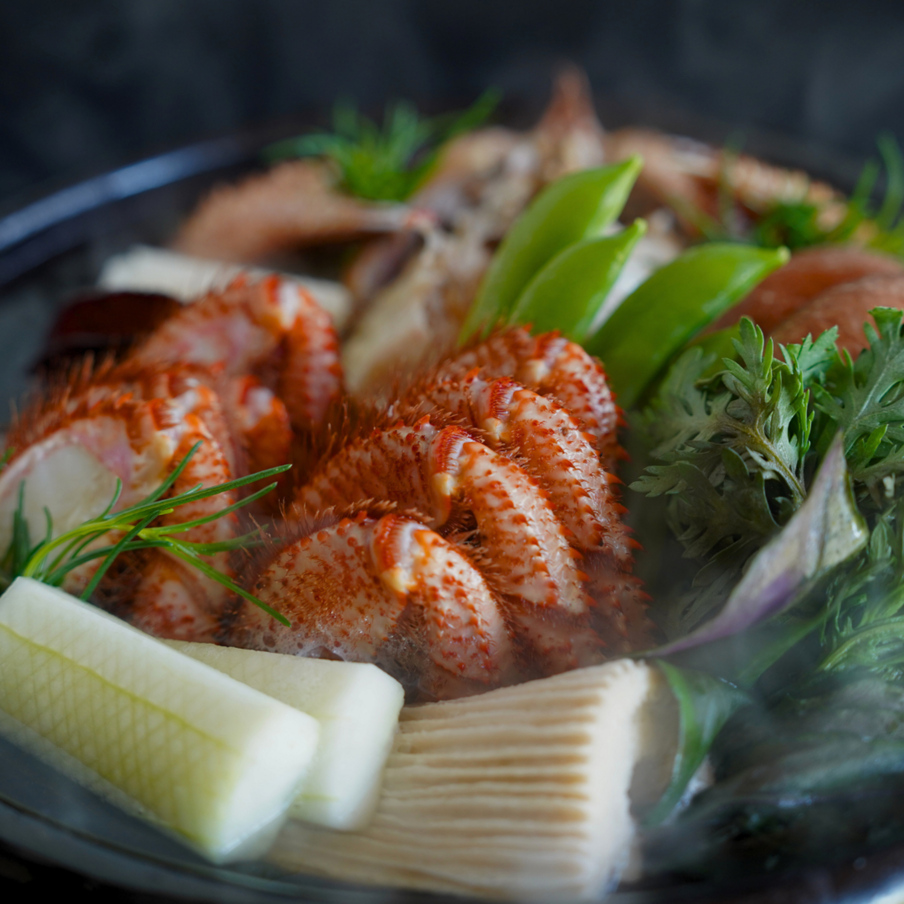 【6月28日(日)着限定】橋立港の毛蟹と初夏の加賀野菜のお鍋【限定30セット】
