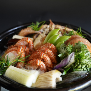【6月28日(日)着限定】橋立港の毛蟹と初夏の加賀野菜のお鍋【限定30セット】