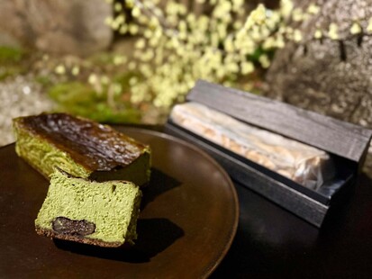 柚木元のチーズケーキ「抹茶雪酛(ゆきもと)」