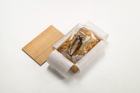 青柳の蒸し鮑(1ヶ)