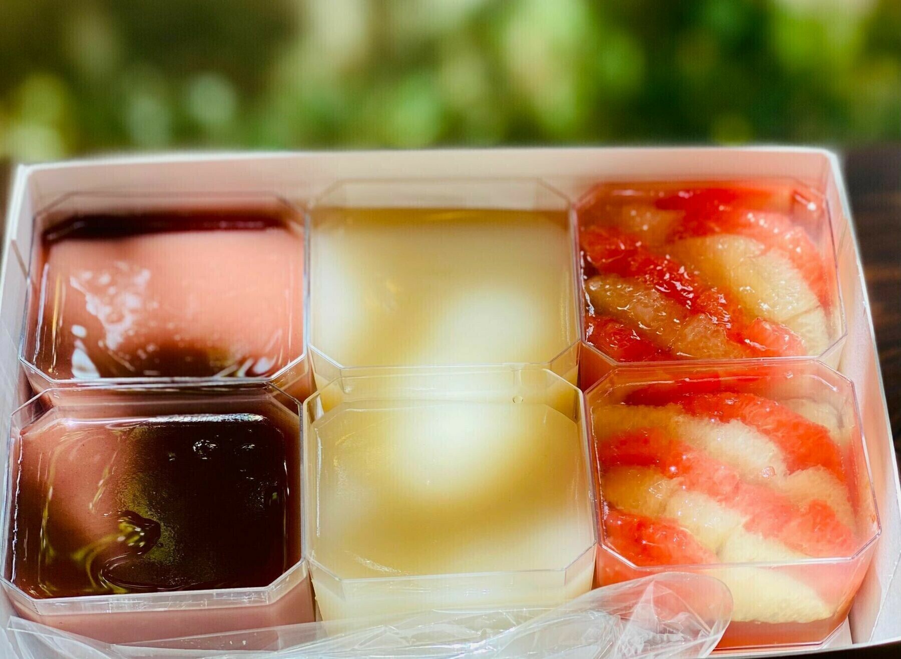 ※セットで選べる「水菓子(水羊羹・フルーツ寒天)セット」