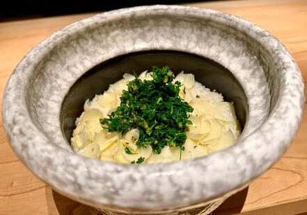 百合根とおこぎのご飯