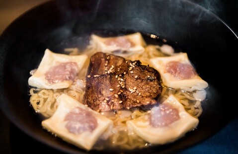 三田牛ワンタン麺