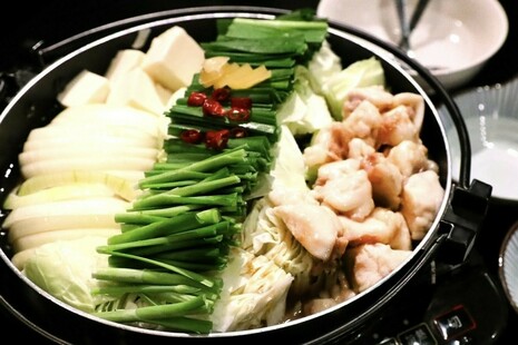 人気No.1コースの定番『佐賀牛プレミアムもつ鍋』4〜5人前